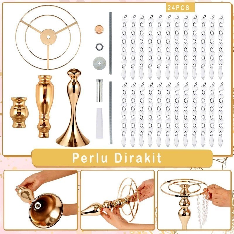 Discount Realy StockVas Bunga Hiasan Dekorasi Ruang Tamu Mewah Pajangan Lemari Kaca Luxurious