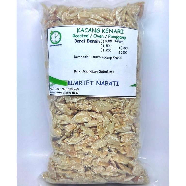 

1000gr Kacang Kenari/ Pili Nuts Dengan Varian Mentah atau Roasted Oven - Panggang - Matang - Rasa