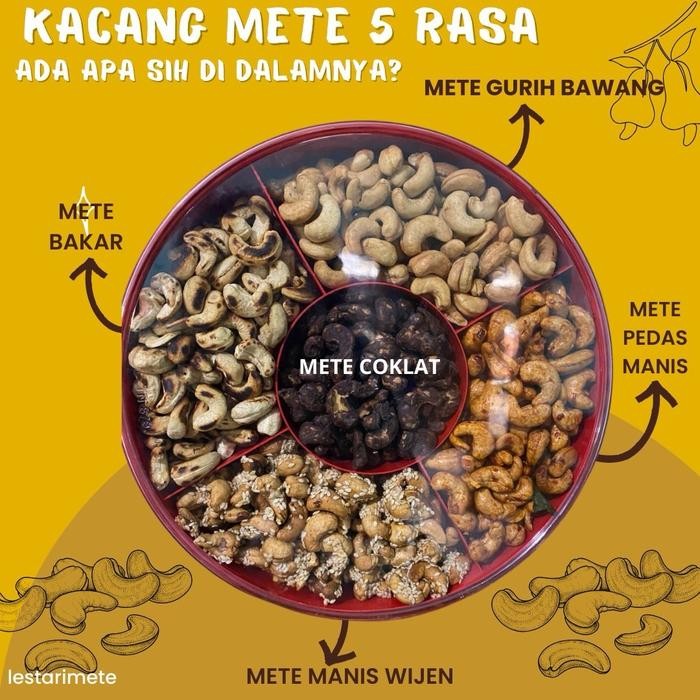 

Kacang mete 5 rasa Cashew