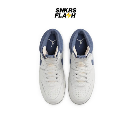 NIKE Jordan Air Ship Pe Sp Summit White Diffused Blue Sepatu Sneakers Pria - DZ3497140 - Size 44.5