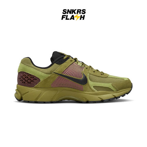 NIKE Zoom Vomero 5 Pacific Moss Black Pear Sepatu Lari Pria - FJ1910300 - Size 42