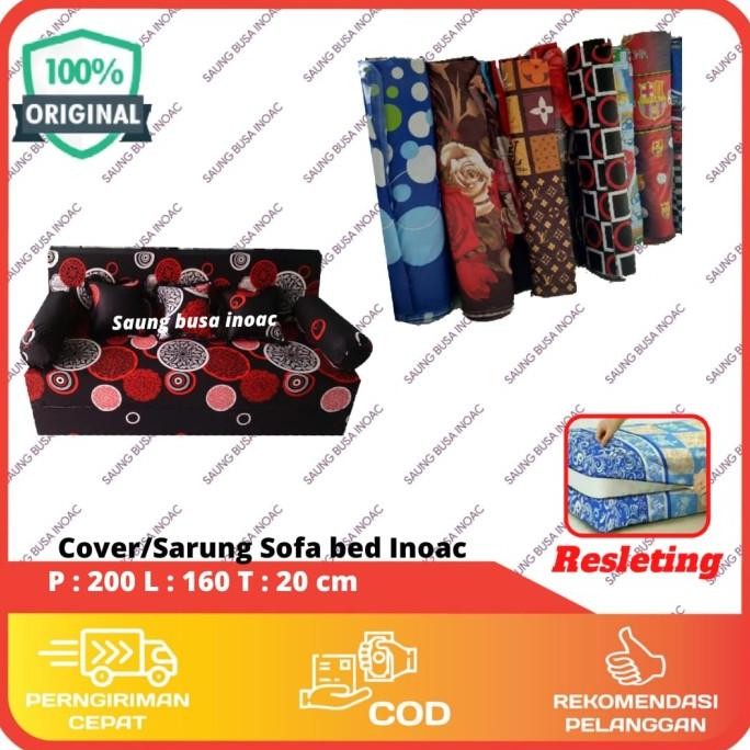 INOAC Cover/Sarung Kain Sofa Bed Busa Inoac ukuran 200 x 160 x 20