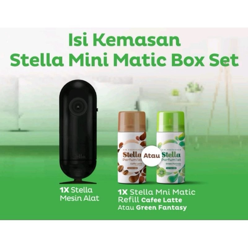 Diskon Spesial  Stella Mini Matic Parfum'Ist Set (Free Refill) - Pengharum Ruangan Otomatis Stella