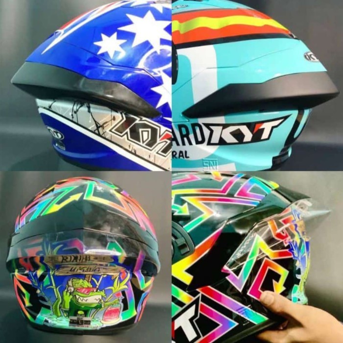 TERMURAH SPOILER 3D HELM KYT NFR / NFJ