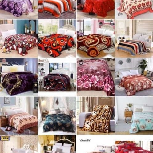 Selimut bulu halus motif dewasa 150x200 Rm