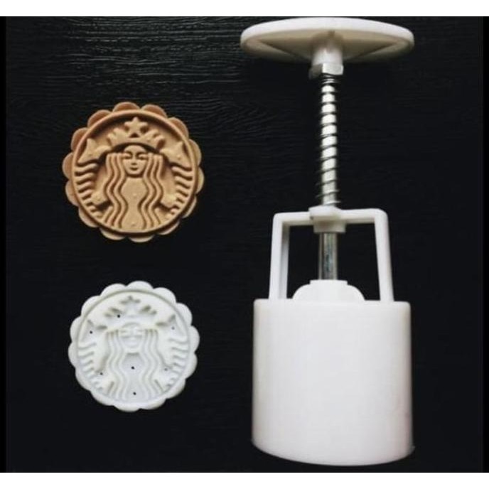 Grosir Cetakan Mooncake Starbucks Stamp Mold Mould