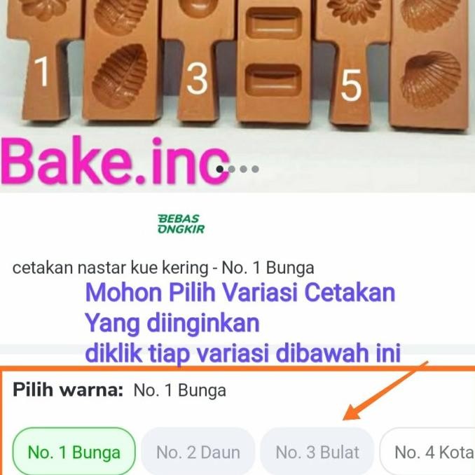 Grosir Cetakan Nastar Kue Kering