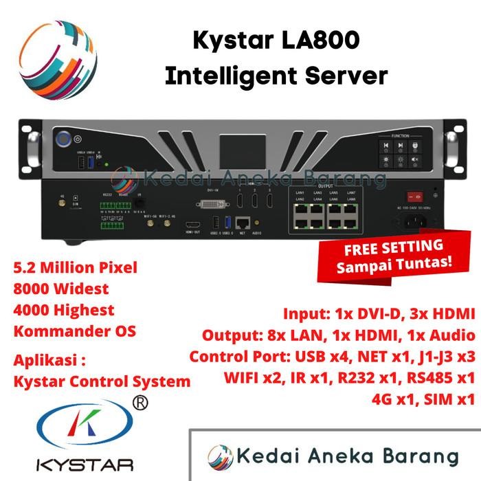 Kystar LA800 LED Intelligent Server Video Processor Videotron Controller Sending Card Box