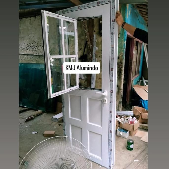 Best Daun Pintu Aluminium Tanpa Kusen Uk. 91X245,5