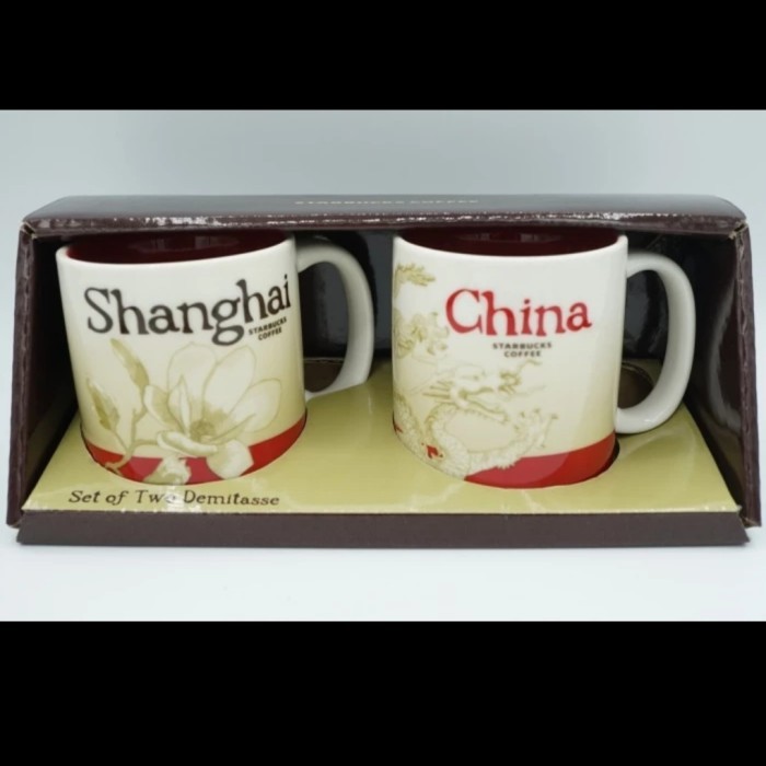 TERBARU starbucks espresso mug demitasse set -shanghai china