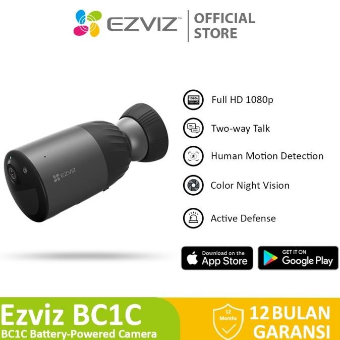 Ezviz BC1C Smart Home IP Camera Battery Powered CCTV Outdoor