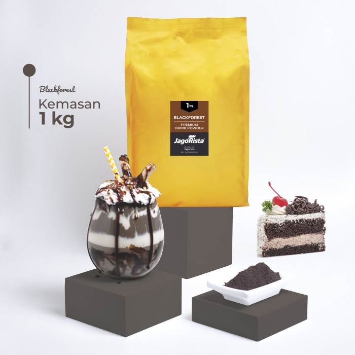 

Premium GOLD Blackforest ( Bubuk Minuman / Bubble Drink Powder )