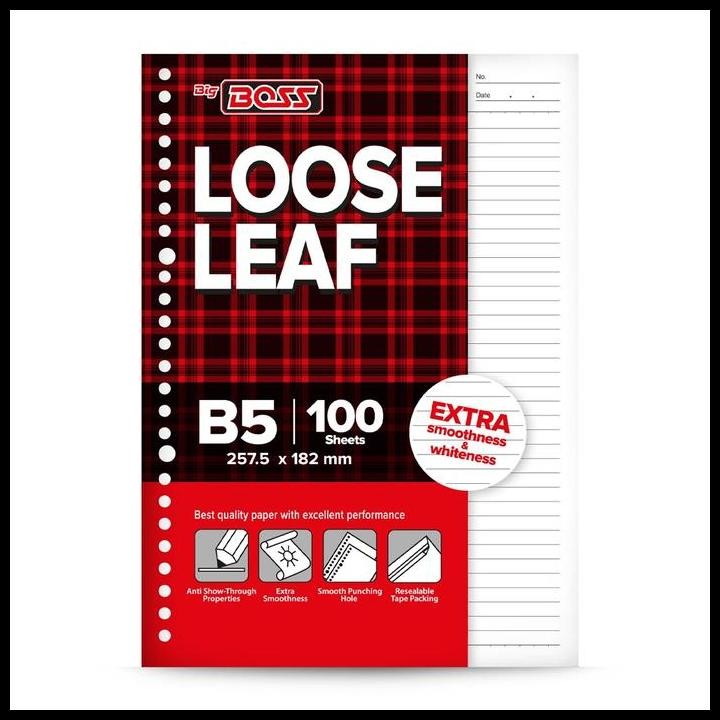 

Terlaris Flashee Loose Leaf B5 Dan A5 Kertas Binder File Stationery Note Isi Binder B5 Dan A5 50 Lembar Termurah Paper Good Quality