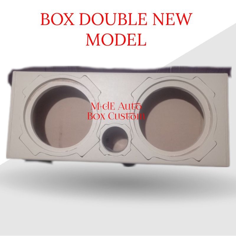 Box subwoofer double 12 inch Super tebal anti geberrr