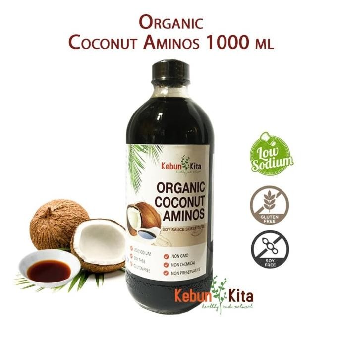 

Organic Coconut Aminos (Pengganti Soy Sauce) 1 Liter WS88