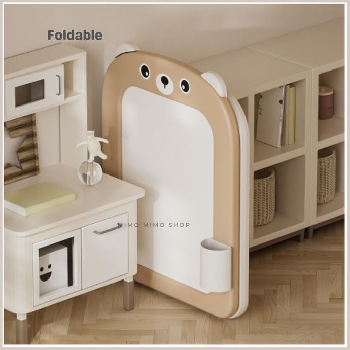 

SET PAPAN TULIS ANAK MAGNETIC BEAR DAN KURSI WHITEBOARD ERASABLE TL