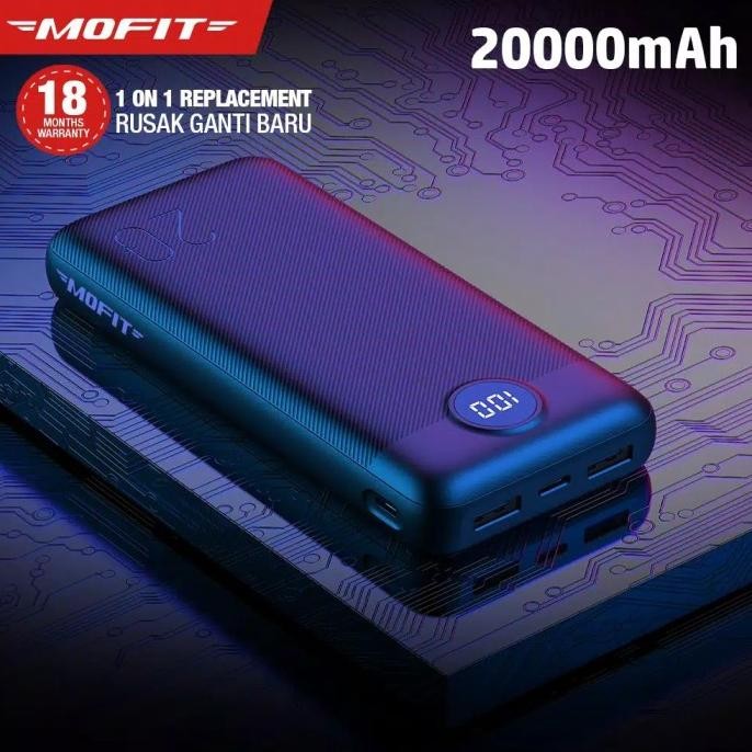 POWERBANK MOFIT M29 20000 MAH FAST CHARGE 2.4A