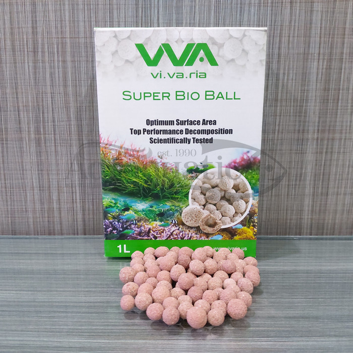 PRODUK TERBATAS VIVARIA SUPER BIO BALL 1L RUMAH BAKTERI BIOBALL MEDIA FILTER AQUARIUM