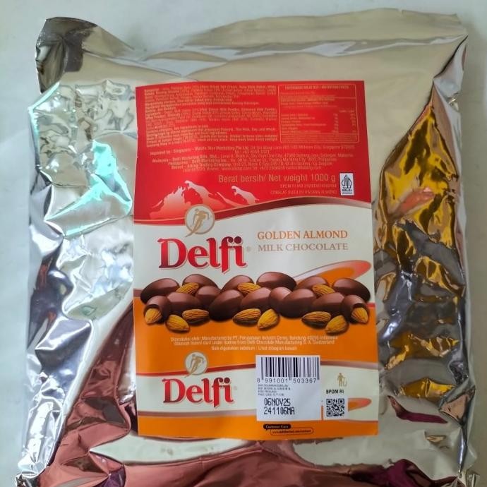 

Coklat delfi almond/mede Berkualitas