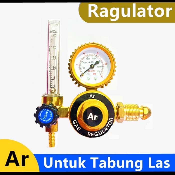 Regulator Gas Argon Ar Untuk Tabung Las Welding Argon