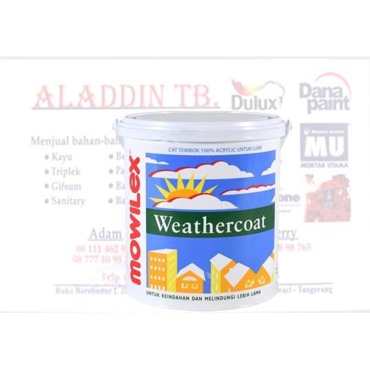 

Cat Tembok/ Mowilex Weathercoat/ Tinting/ ALMOND TEA/ 2.5L GALON Berkualitas