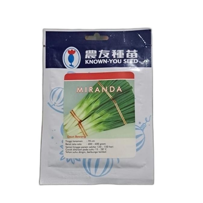 

BENIH DAUN BAWANG MIRANDA 20 GRAM - KNOWN YOU SEED ORIGINAL