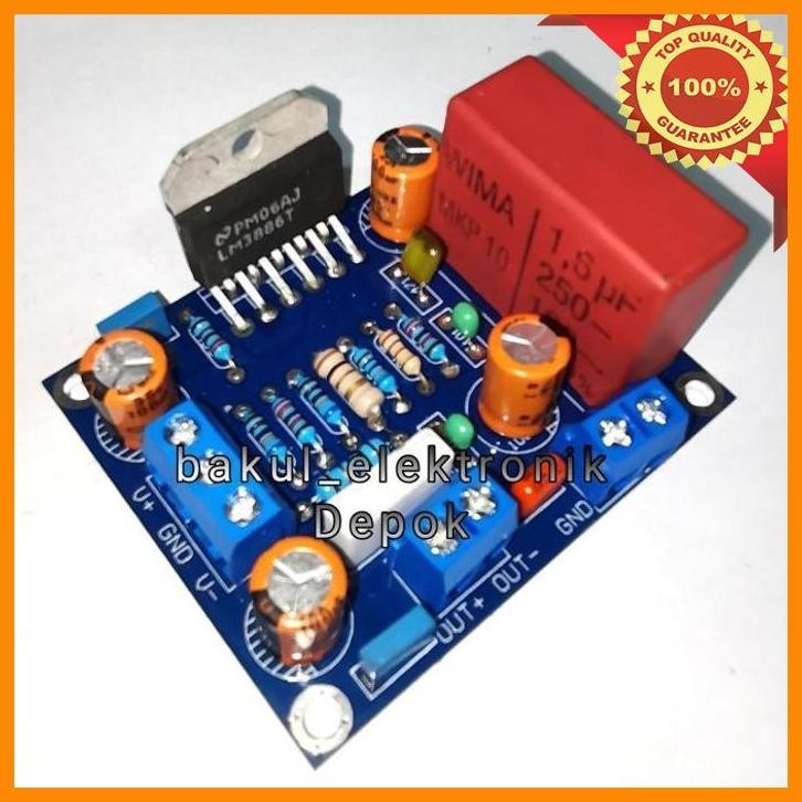 [bak] kit amplifier mono lm3886t tf gainclone