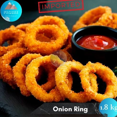 

ONION RING 1,8KG BAWANG BOMBAY CINCIN CRISPY GORENG FROZEE FROZEN BEKU ORIGINAL