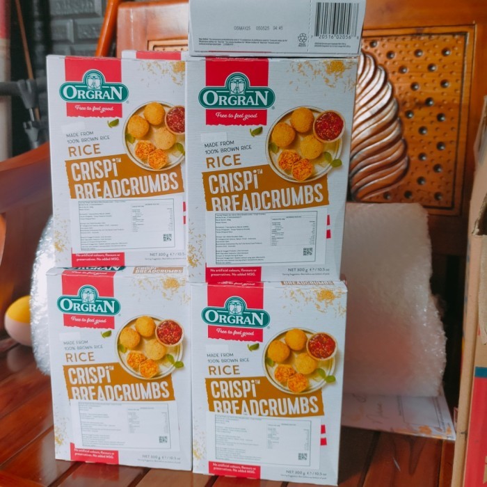 

ORGRAN CRISPY RICE BREADCRUMBS 300GR GLUTEN FREE