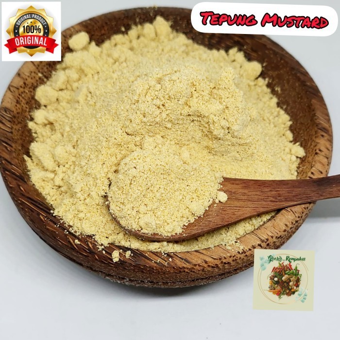 

PURE YELLOW MUSTARD FLOUR / YELLOW MUSTARD POWDER 500GRAM
