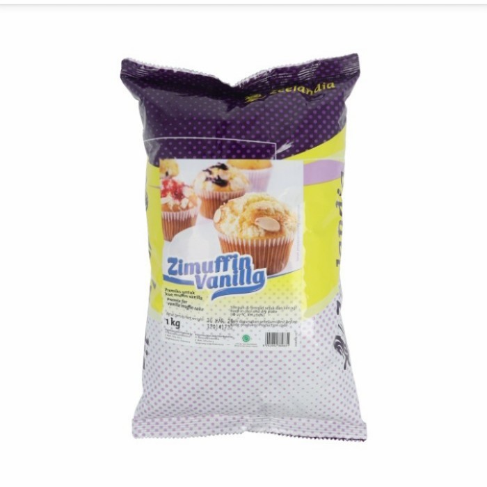 

TEPUNG MUFFIN VANILLA ZIMUFFIN TEPUNG MUFFIN INSTAN PREMIX 1KG