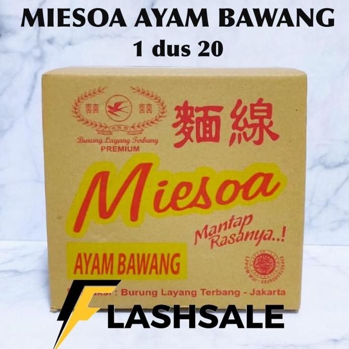

DUS MIESOA AYAM BAWANG MISUA CAP BURUNG LAYANG TERBANG ORIGINAL
