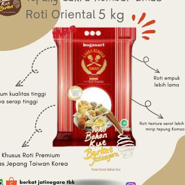 

Tepung Cara Embar Ema Ental Bogaari Untu Roti 5 G