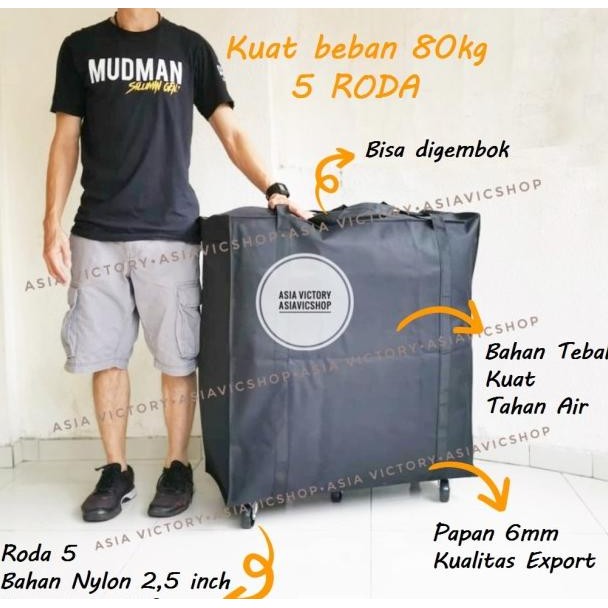 Ta Travel Troli Barang Belanja Roda 4 Bear Trolley G Bag