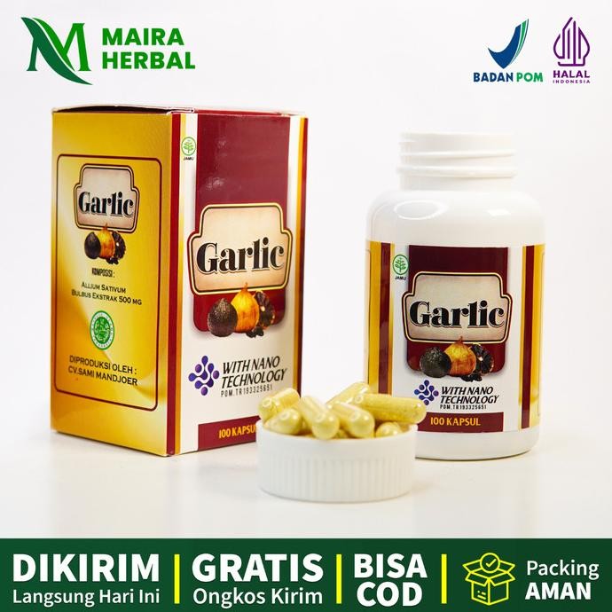 

BLACK GARLIC KAPSUL ORIGINAL 100% EKSTRAK BAWANG HITAM TUNGGAL LANANG ORIGINAL