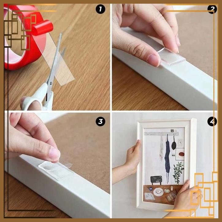 

[VLH] TAFFPACK SELOTIP DOUBLE TAPE TRANSPARENT ACRYLIC 3M - HL878