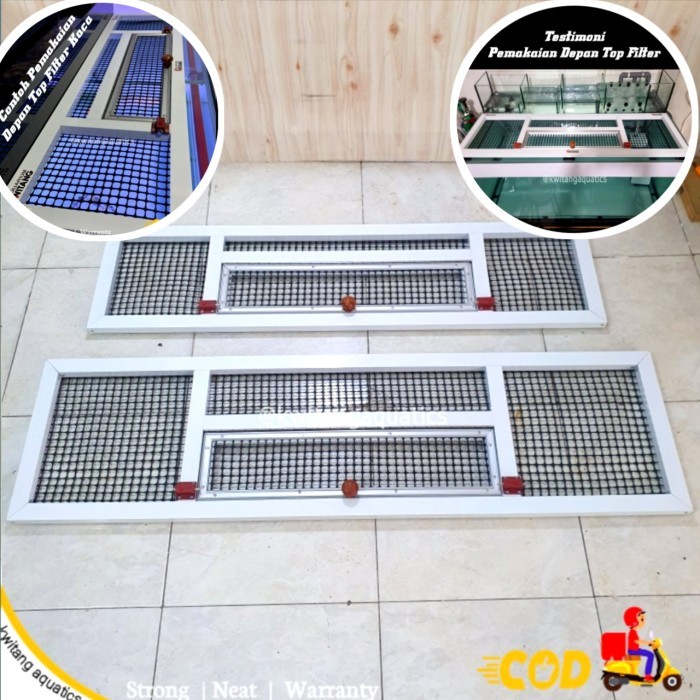 TERPERCAYA Tutup Aquarium / Tutup Aquarium Alumunium Kawat / Tutup Aquarium 100