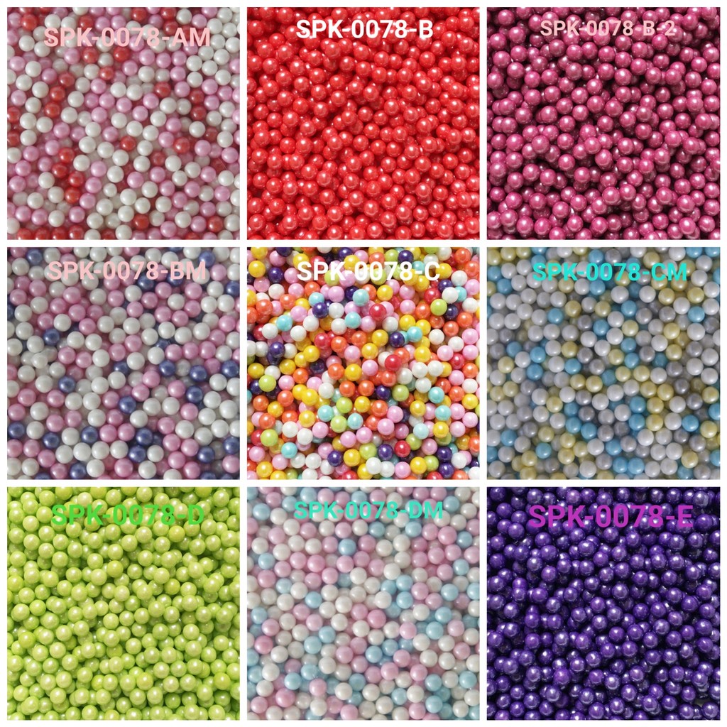 

GR-SPK-0078 Sprinkles sprinkle sprinkel 1kg mutiara (SPRINKLES)