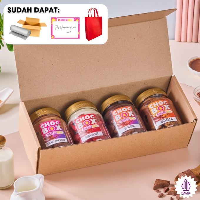 

Hampers Kue Kering ChocBox - Paket Gift / Kado / Hadiah by BAKERSBELL
