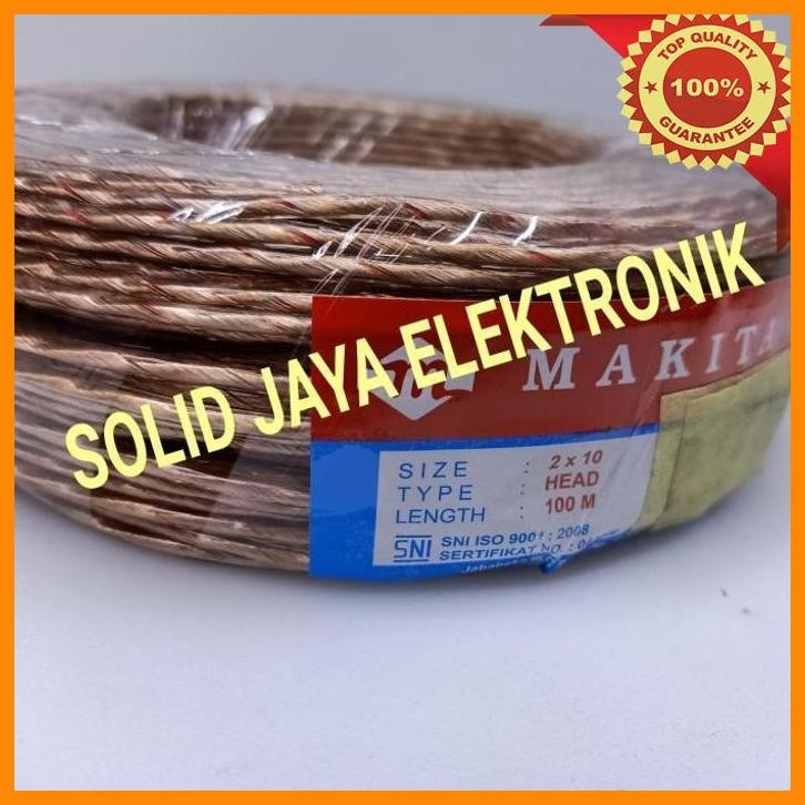 [SJE] KABEL STEREO MAKITA GOLD KABEL HEAD HEAT MICROPHONE KECIL ISI 3