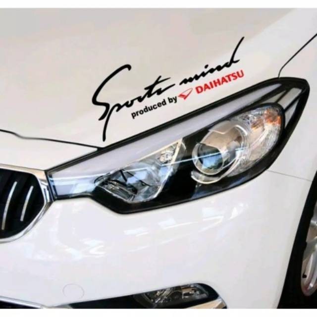 

Terlaris Stiker Sportmind Kap Daihatsu Cutting Mobil Putih Kuning Garskin Custom Case Laminasi Tebal COD