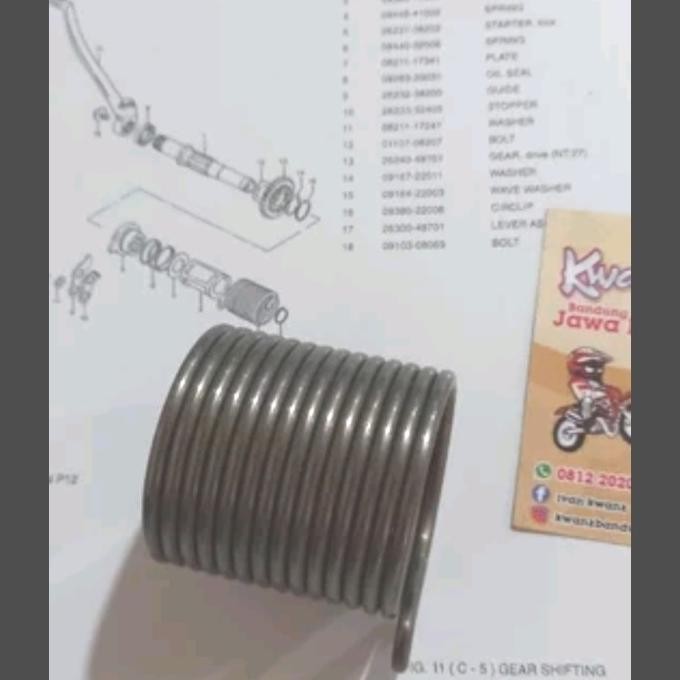 per selahan Suzuki TS125 original per kick stater Suzuki TS125 per balik selahan Suzuki TS125 per ba