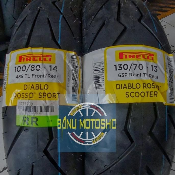 Paket Pirelli Diablo Rosso Honda Adv , Pcx 160 Ban Depan Belakang