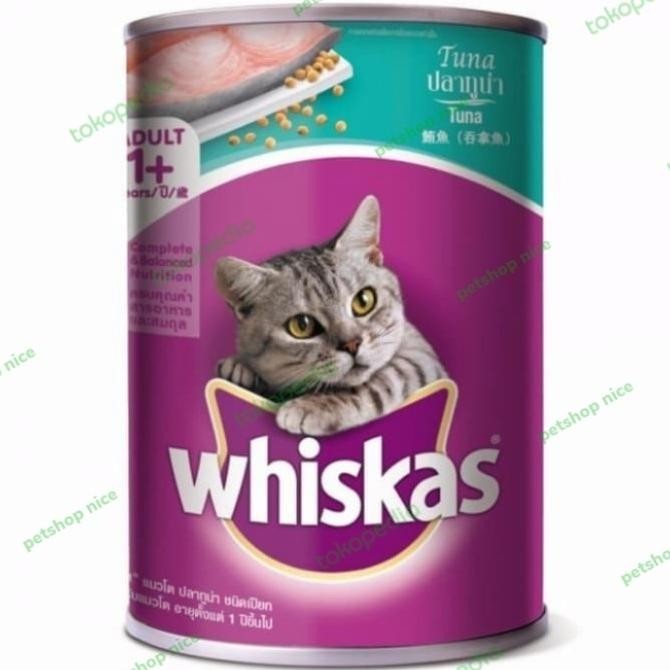 New Gojeg Only Whiskas Kaleng 400Gr Makanan Kucing Whiskas 1 Dus Isi 24