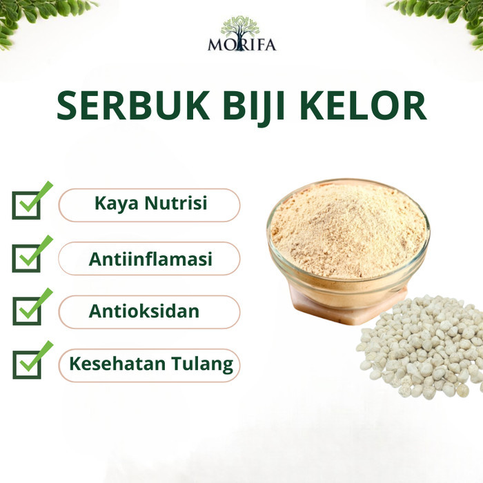 

Serbuk Biji Kelor Kupas Organik Superfood Multivitamin