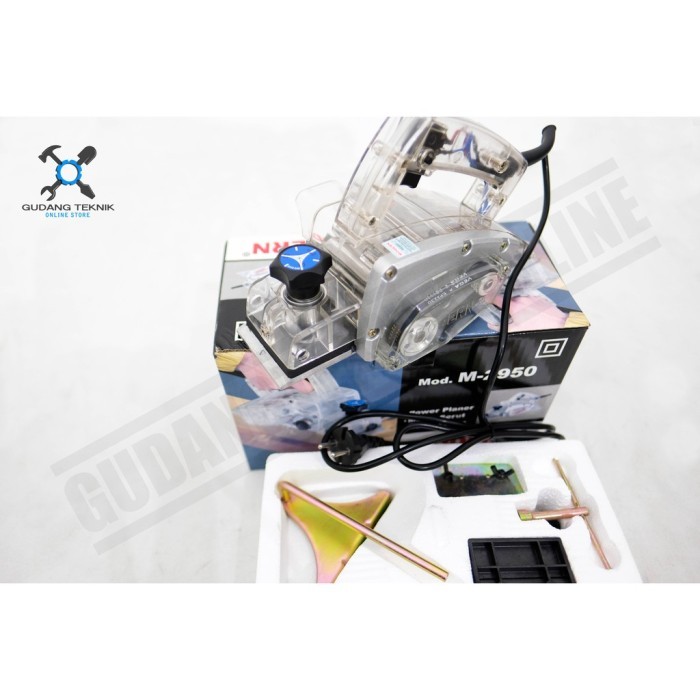 Mesin Planer Bening Listrik Serut Kayu Ketam Sugu Pasah M2950 MODERN