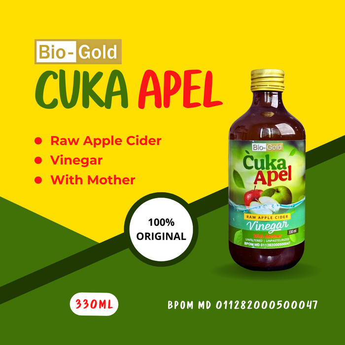 

Cuka Apel Makkata 330ml Original