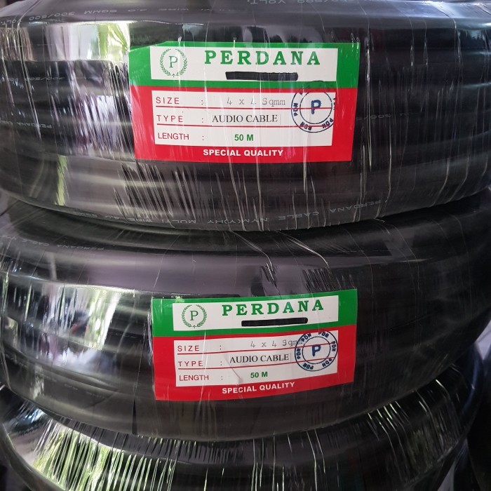 TERMURAH - Kabel Serabut NYYHY 4X4mm Perdana 50mtr/Kabel Audio 4X4mm 50m