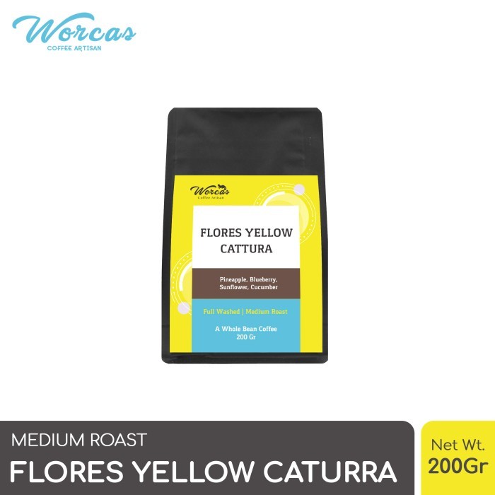 

Worcas Arabica Flores Yellow Caturra 200 Gram - Medium Roasted Coffee