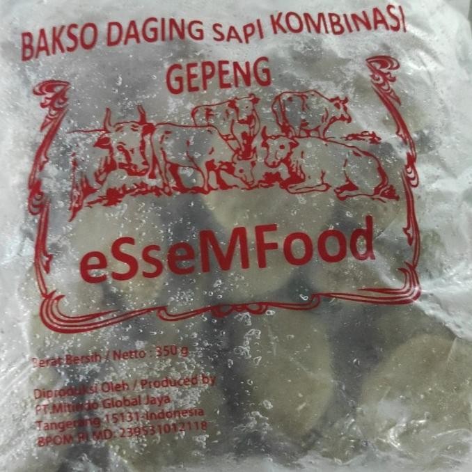 

New Bakso Daging Sapi Gepeng Essem